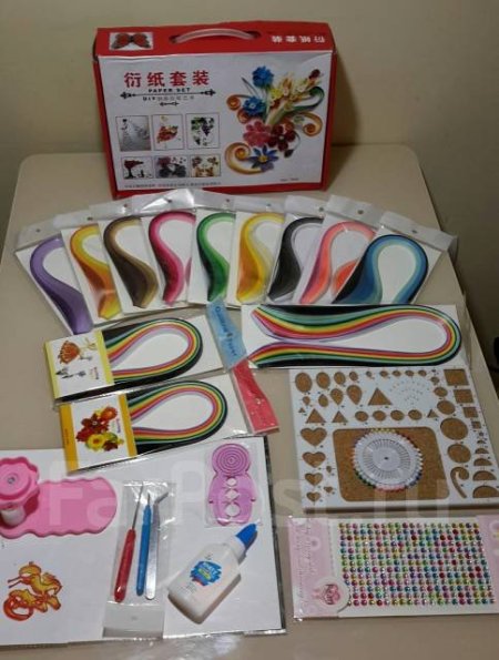 طقم فن لف الورق (الكولينج)