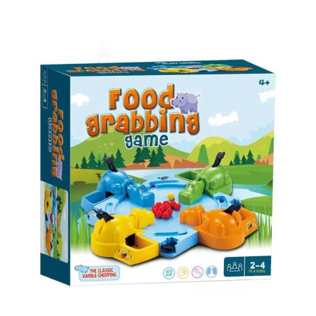 فرس النهر" (Hungry Hungry Hippos)
