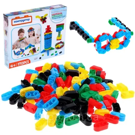 مجموعة مكعبات البناء المعروضة170 قطعة