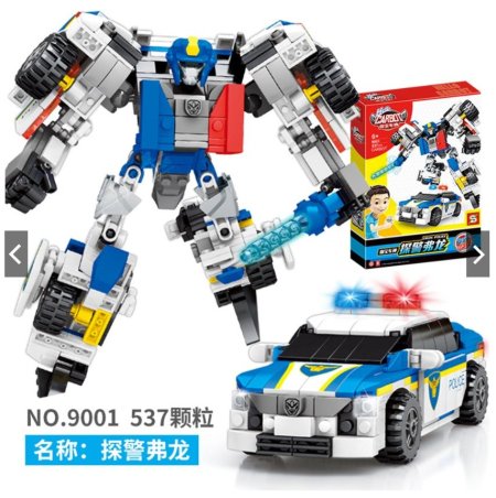 مجموعة مكعبات بناء روبوت Hello Carbot Fron