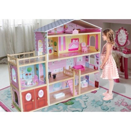 بيت الدمى خشبي