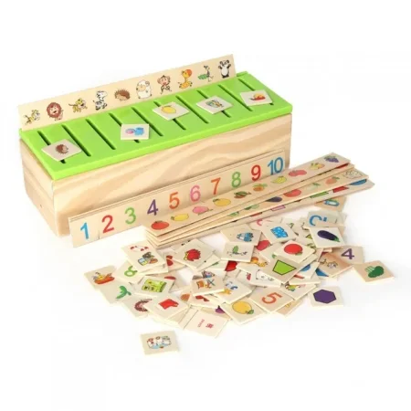 صندوق تصنيف خشبي