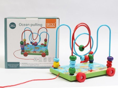 لعبة المتاهة الخشبية المسماة "Ocean pulling"