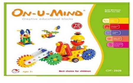 مجموعة مكعبات بناء تعليمية إبداعية "أون يو مايند" (On-U-Mind)