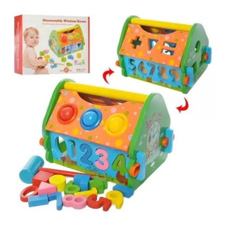 لعبة أطفال خشبية الكوخ