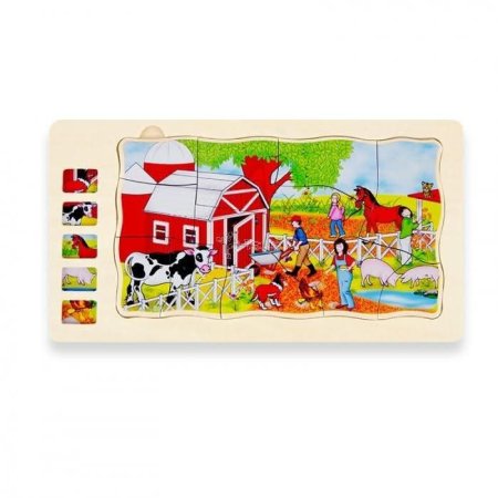 LAYER PUZZLE FARM ANIMALS