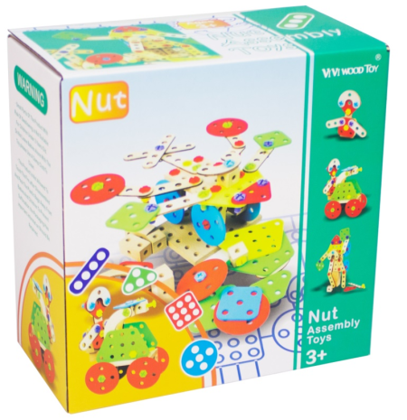 ألعاب تجميع المسامير VIVI WOOD TOY