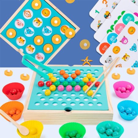 لعبة الخرز متعددة الوظائف "  4 in 1 game of memory clip beads "
