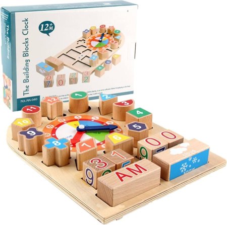 لعبة تطابق الساعة والاعداد " Matching numbers and time "