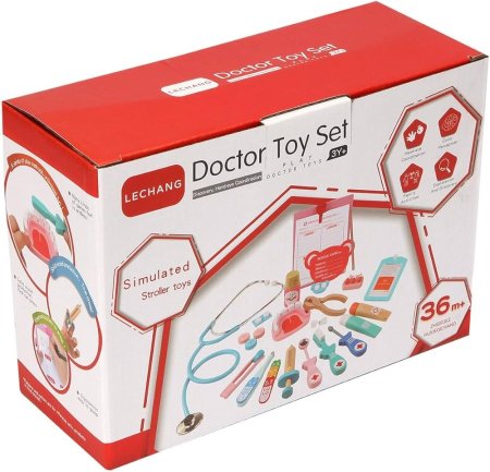 مجموعة العاب الطبيب الخشبية Doctor Toy Set