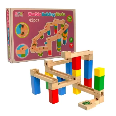 لعبة بناء المسار Marble Building Blocks