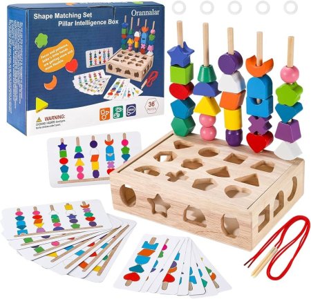 صندوق مطابقة الاشكال والاعمدة Shape matching set piller intelligence box