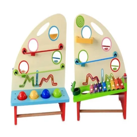 طاولة ايقاع خشبية متعددة الوظايف Multifunction percussion table