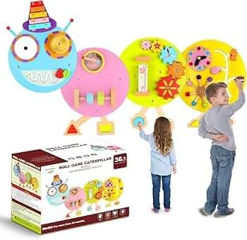 لعبة الحائط على شكل دودة Wall game caterpillar