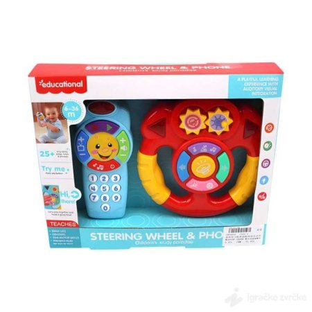 Steering wheel phone