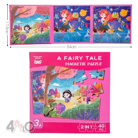A fairy tale magnetic puzzle