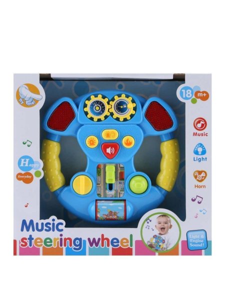 Music steering wheel