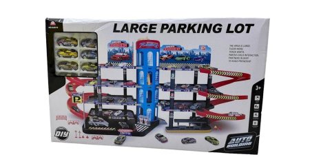 Large parking lot