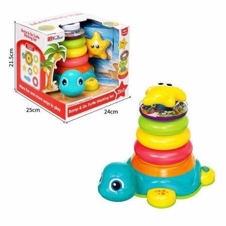 Bump & Go Turtle Stacking Set