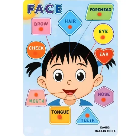 لوحة أجزاء الوجه