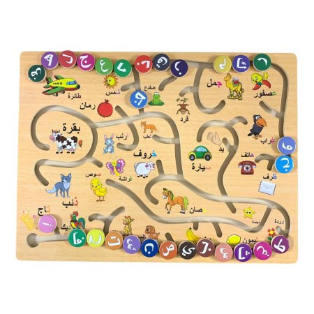 لوحة متاهة الاحرف