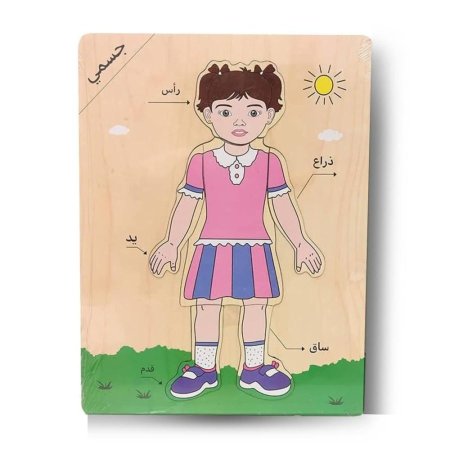 لوحة أجزاء الجسم بنت