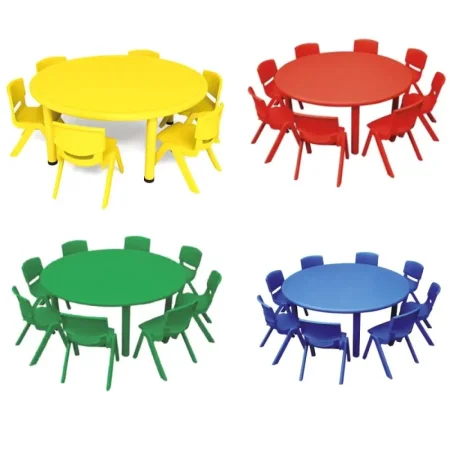 طاولة دائرية بلاستيك