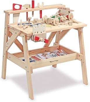 طاولة عمل خشبية