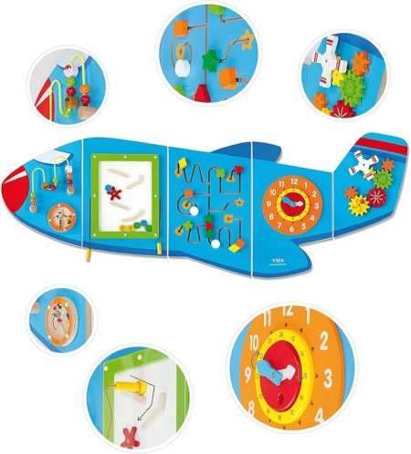 لوحة الطائرة الخشبية