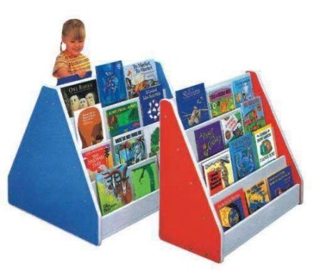 رف قصص خشبي