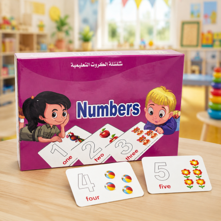 بطاقات الأرقام الإنجليزية