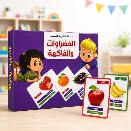 بطاقات الخضراوات والفواكه