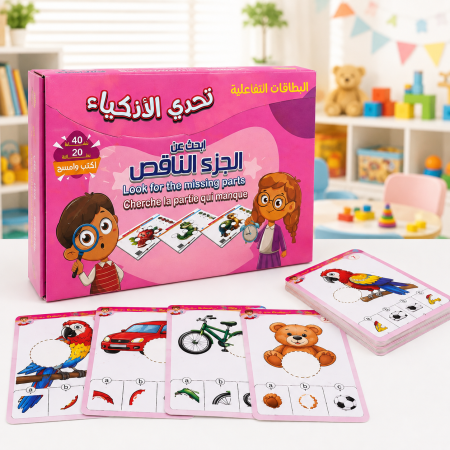 بطاقات البحث عن الجزء الناقص